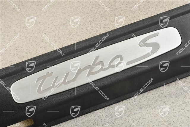 Einstiegleiste, Schweller, "Turbo S", schwarz, R