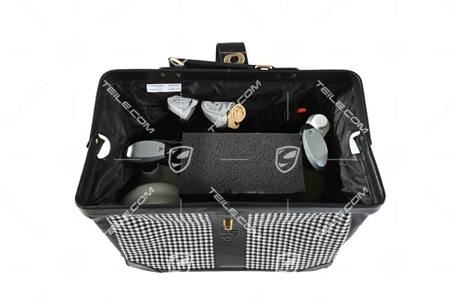 Porsche Classic Pflegeset mit Tasche (Pepita Muster), für alle Modelle