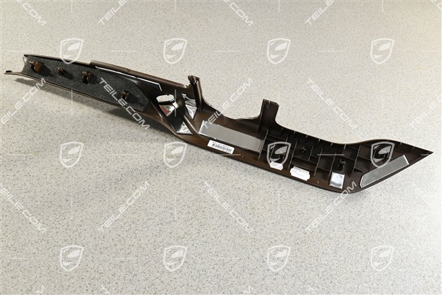 Centre console cover, Lateral, Saddle Brown, R