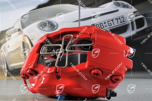Fixed calliper without pads, red, Turbo 3,6, R