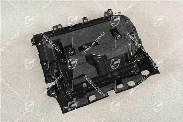 Handschuhkasten, Leder, schwarz, LHD