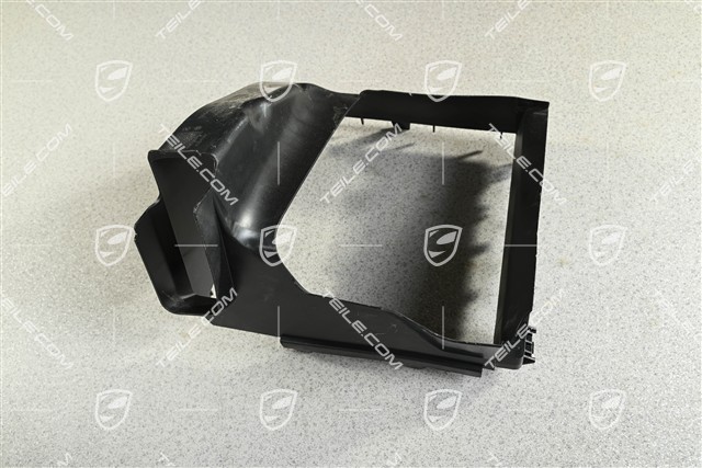 Side air duct, Black matte, R