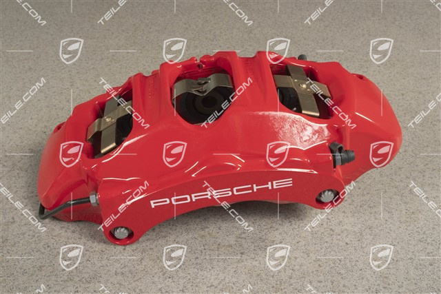 Front axle fixed brake calliper, Red, R