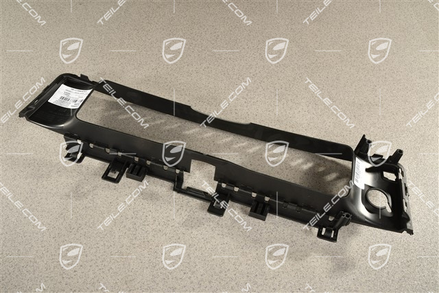 Turbo, Blenda zderzaka przedniego / kratka z ACC z InnoDrive, Nightvision, Real Top View, Czarny mat