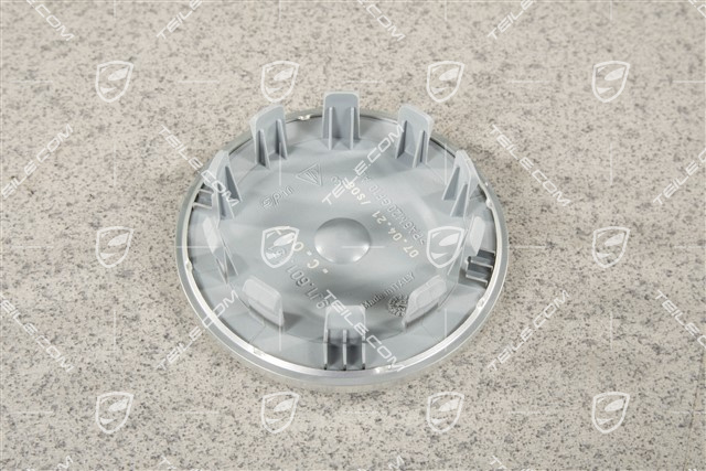 Radzierdeckel, Platinsilber / silber