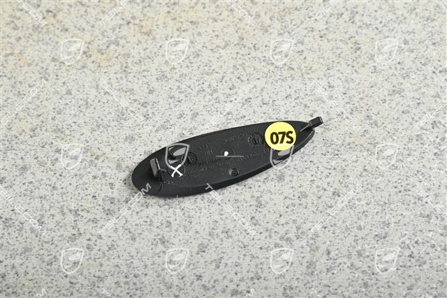 Hintertürverkleidung, Abdeckkappe, Schwarz, R