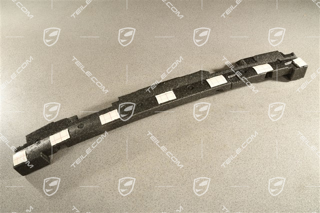 Rear bumper impact insert / styrofoam absorber, Collapsible spare wheel / Space saver