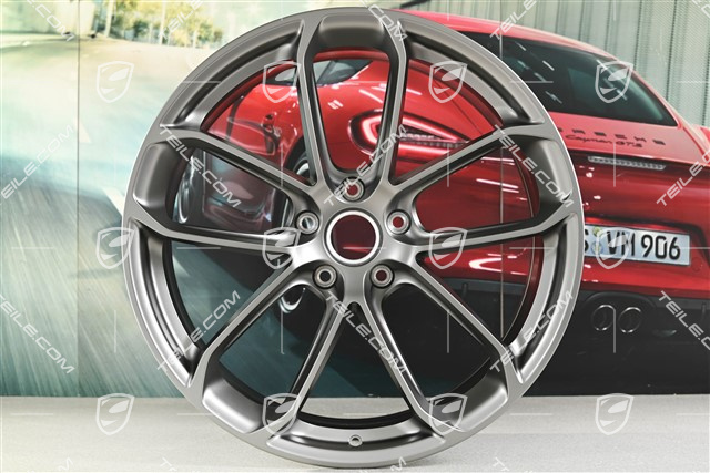 22" Felga GT COUPE, przednia 10,5J x 22 ET49, Platinum satynowy półmat