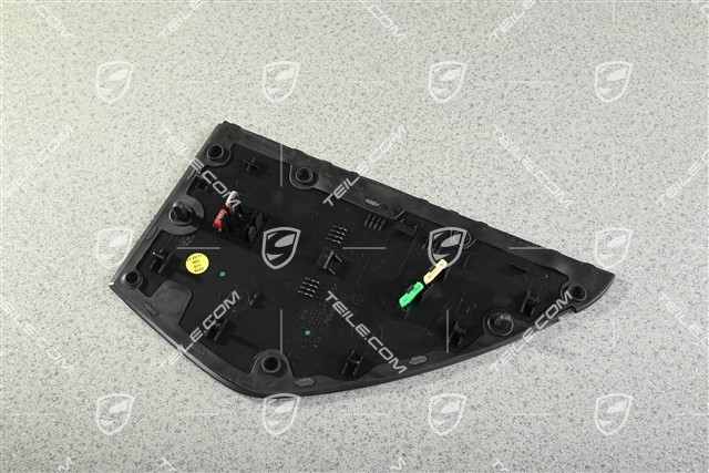 Schalttafelverkleidung Blende, seitlich, Schwarz, L