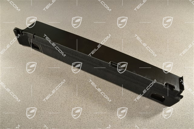 Auflage, Kofferraum, velours, seitlich, Schwarz, L