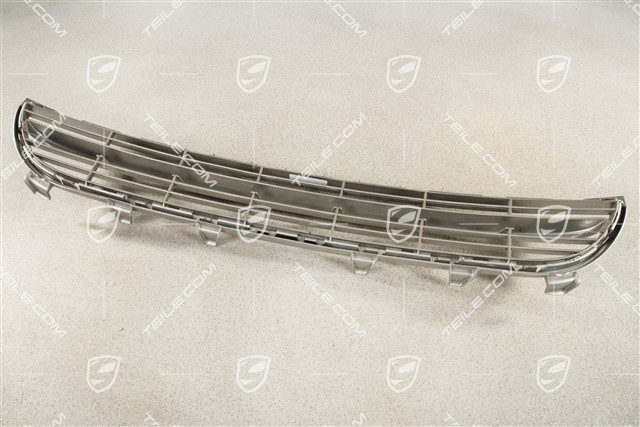 Kratka środkowa przedniego zderzaka, Platinum Silver Metallic