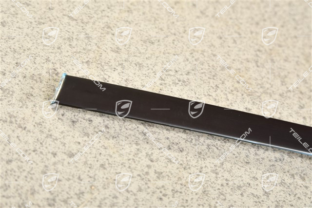 Zierleiste, Aluminium-Paket, schwarz, hinten, L