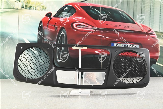 Pokrywa / osłona komory silnika, Czarna, Turbo S 3,8