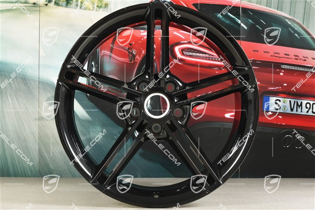 21" Felga Mission E Design, 11,5J x 21 ET66, czarny wysoki połysk
