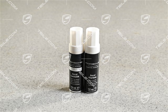 Paint touch-up applicator base coat + clear coat, Midnight blue metallic M5F