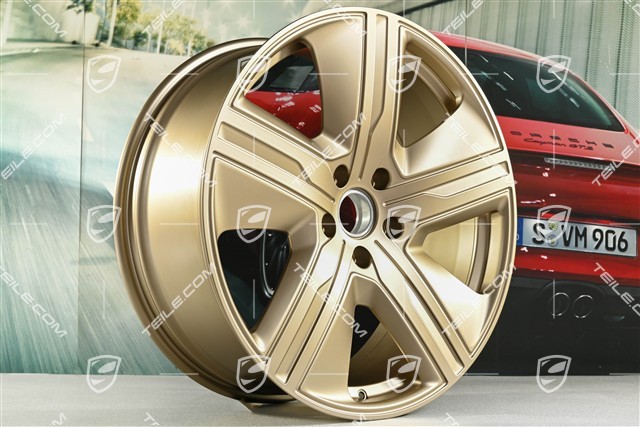 22-inch Macan Exclusive Design wheel rim set, 9J x 22 ET29 + 11J x 22 ET47, neodyme