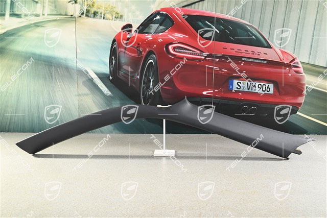 Verkleidung von A Säule, Coupe, Kunstleder, Seeblau, L