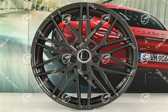 21" Komplet felg Cayenne RS Spyder Design, 11J x 21 ET58 + 9,5J x 21 ET46, Turbonite