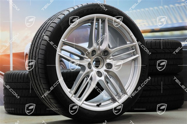 20" Komplet kół letnich SportDesign, 8,5J x 20 ET51 + 11J x 20 ET70, opony 245/35 ZR20 + 295/30 ZR20, z czujnikami ciśnienia