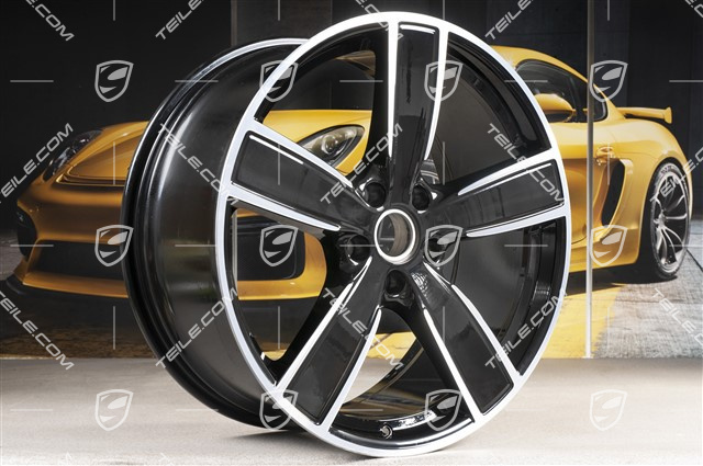 22" Felge Sport Classic, 10J x 22 ET48, schwarz hochglanz