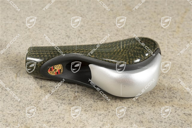 Gałka zmiany biegów, Tiptronic, Carbon/Aluminium