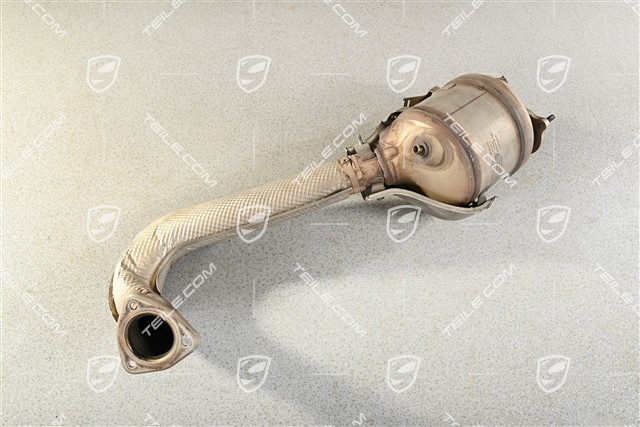 GTS 4,0L / GT4, Rura wydechowa z filtrem cząstek stałych GPF, L