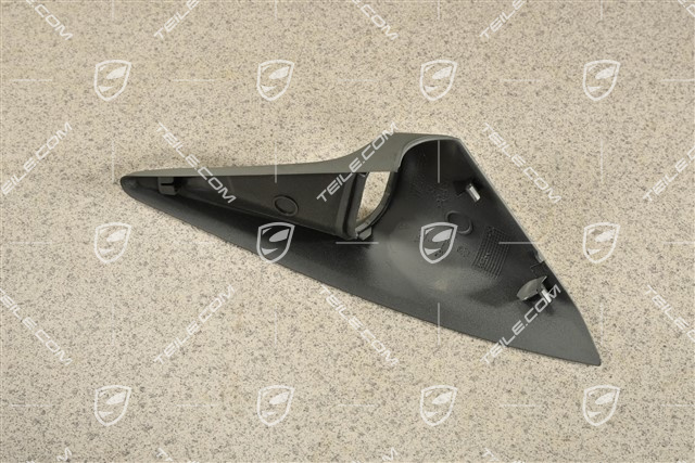 Osłona / blenda drzwi / lusterka, lusterko sterowane elektrycznie, szara, L