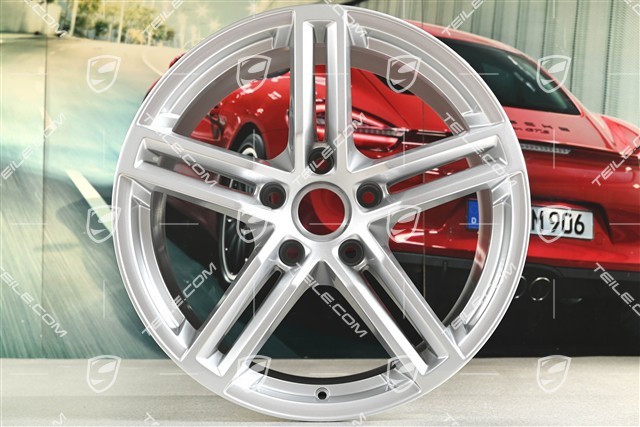 19" Felga Panamera, 10,5J x 19 ET62, brylantowy srebrny
