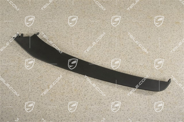 C2, Disc / trim upper for front bumper retaining frame, Black, L