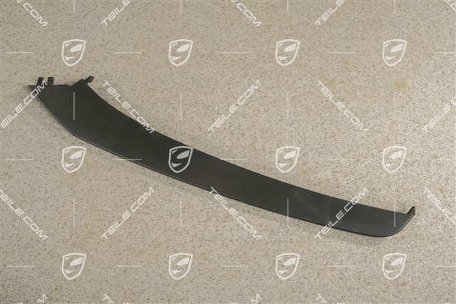 C2, Lamelka / blenda kratki zderzaka, górna, czarna, L