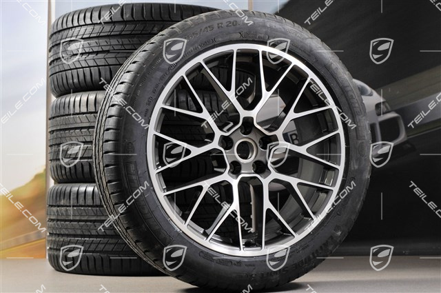 20" "RS Spyder Design" koła letnie komplet, felgi 9J x 20 ET26 + 10J x 20 ET19 + opony letnie Michelin 265/45 R 20 + 295/40 R 20, z czujnikami ciśnienia RDK