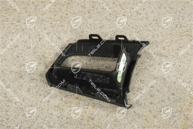 Blende, Hinten, Sportlenkrad, Schwarz, L