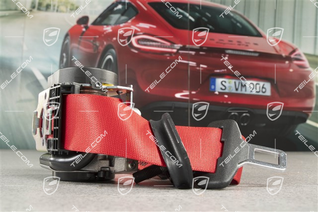 Coupe/Targa, Pas bezpieczeństwa, czerwony, L=R