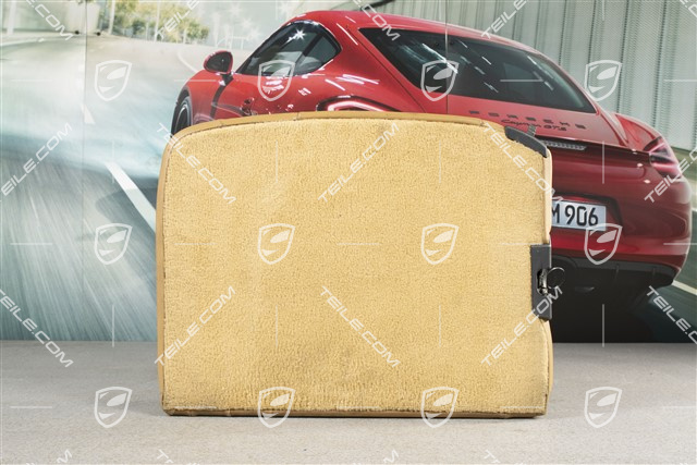 Back seat backrest, Draped leather, savannah beige, Cabrio, R