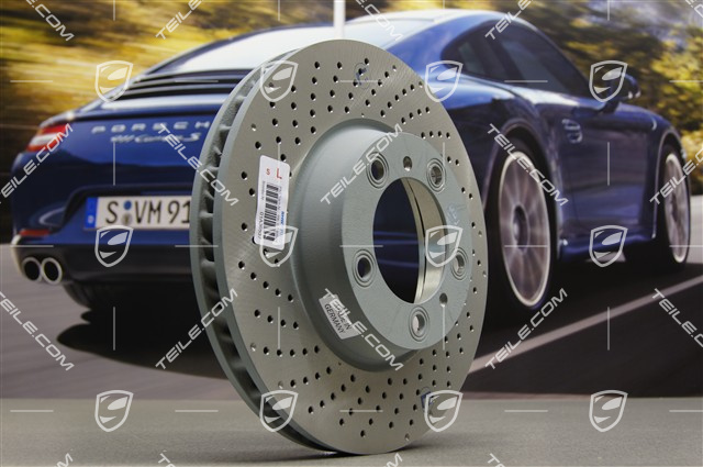 Brake disc, C2S / C4S / GTS / C4GTS, L