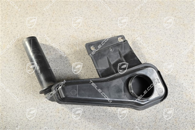 Filler neck for windshield wash system reservoir / tank