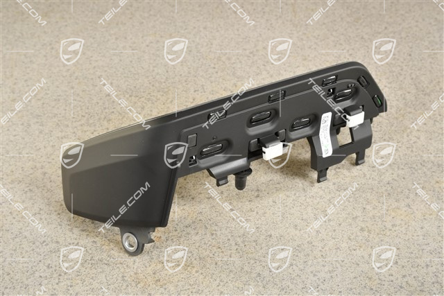 Dashboard trim / moulding, Dark Silver, Driver's side