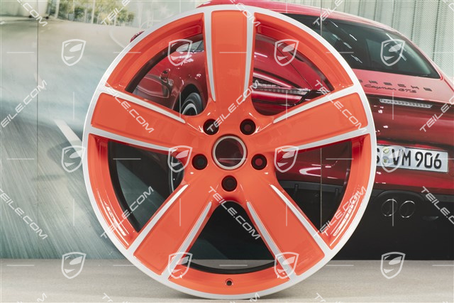 22-inch Sport Classic wheel rim, 11,5J x 22 ET52, Lava Orange