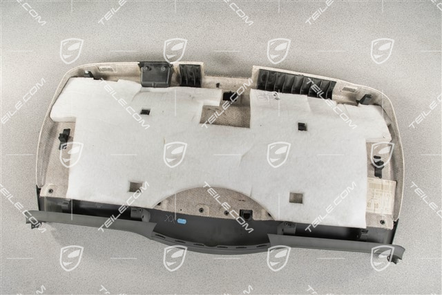 Tapicerka tylnej klapy, Perłowy welur, Stone grey/Steel grey