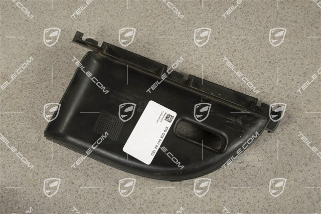 Blenda / Prowadnica powietrza, czarna, R