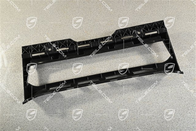 Rear bumper fastening frame / air exhaust, matte black