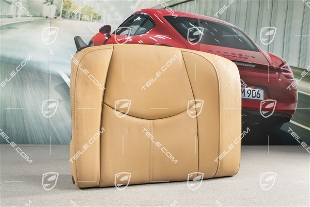 Back seat backrest, Cabrio, Leather, Sand beige, R