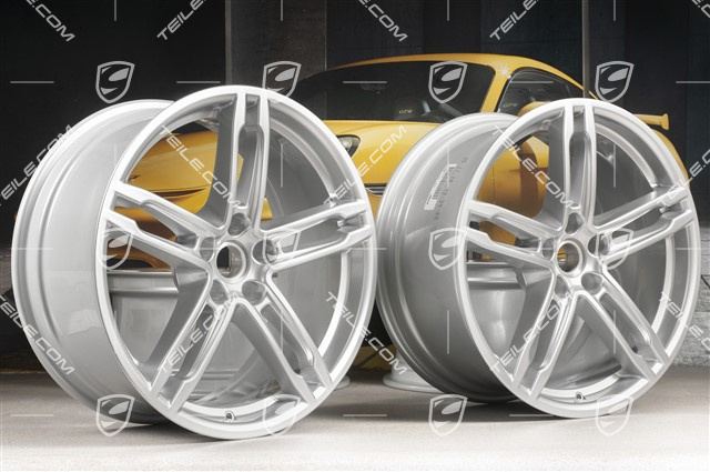 19"-inch alloy wheel set Macan Turbo/Sport Design, 8,5J x 19 ET21 + 9J x 19 ET21