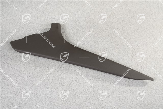 Centre console cover, Leather, Lateral, Espresso, L