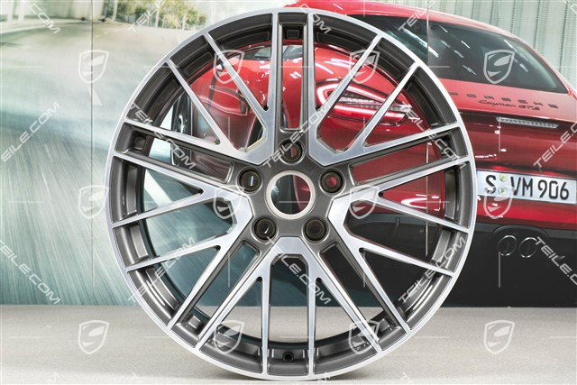 20" Felge Turbo V, 9J x 20 ET41, Titan