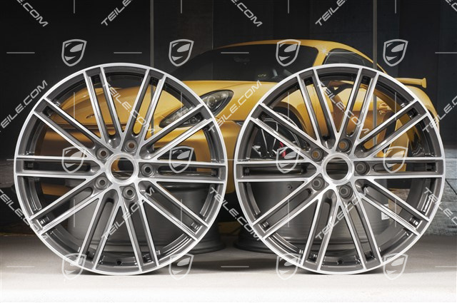 20" Turbo IV komplet felg, felgi 8,5J x 20 ET57 + 10,5J x 20 ET47