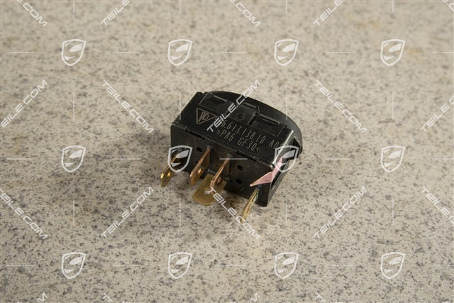 Convertible top control switch, black matte