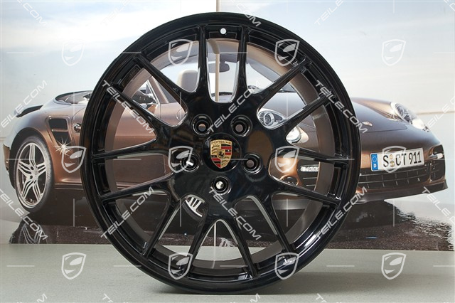 20" Felgensatz RS Spyder, 9,5 J x 20 ET 65 + 11 J x 20 ET 68, schwarz