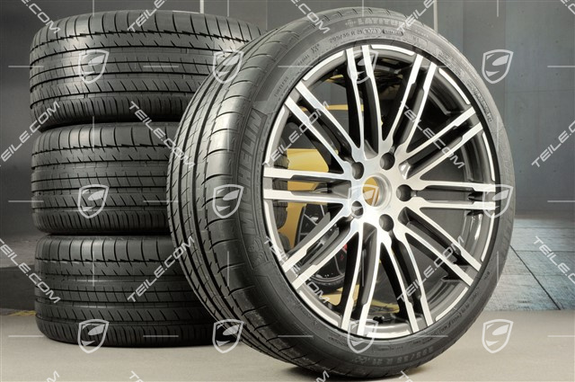 21" Turbo III Sommerräder Satz, Felgen 10J x 21 ET50 + Michelin Sommerreifen 295/35 R21, ohne RDK-Sensoren