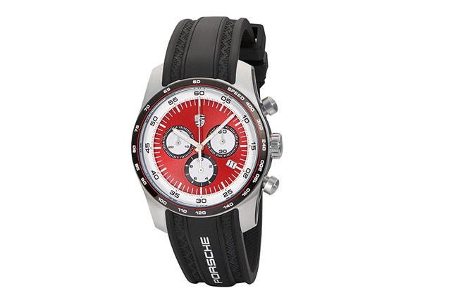 Zegarek męski Sport Chrono, silver/black/red